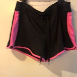 Danskin black and pink shorts